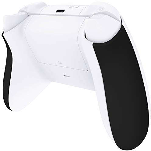 eXtremeRate Controller Grip for Xbox Series X & S, Black Soft Touch Comfortable Left Right Side Rails, Replacement Parts Handles Rear Shell for Xbox Core Wireless Controller [Controller Excluded]