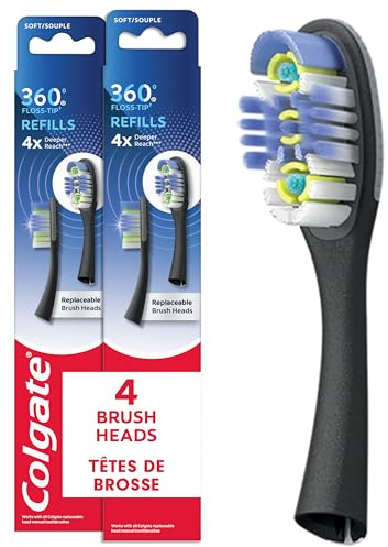 Colgate Keep Lot de 4 têtes de recharge pour brosse à dents Propre