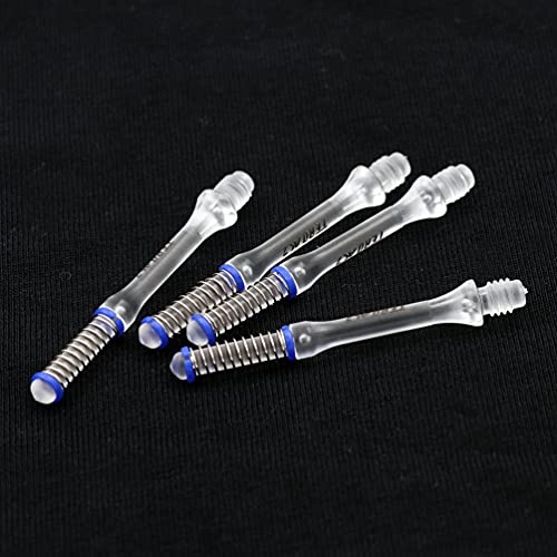 CUESOUL TERO AK7 Dart Shafts Télescope à Ressort intégré pour flèches Pointues en Acier et flèches Pointues Souples, Lot de 4 pièces（FCS-AK7+7XC35）