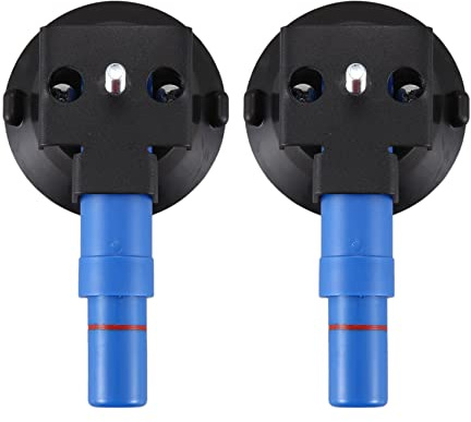 CRAKES 2 x Saugnapf mit 3 (3 ), Saugnapf 75 mm für eine Handpumpe, starker Saugnapf, Gewinde M6