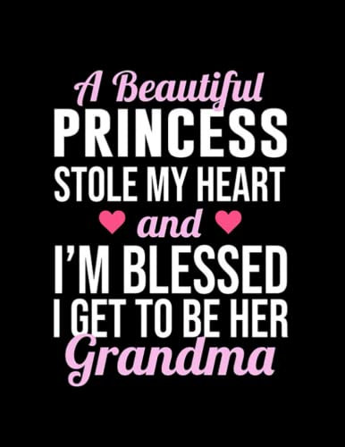 A Beautiful princess stole my heart Notebook: ( 8.5 x 11 in )