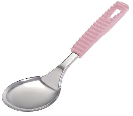 SHERCHPRY Stainless Steel Kitchenware Rice Scoop Spoon Rice Paddle Scoop for Home Kitchen Use and Easy to Clean Random Color