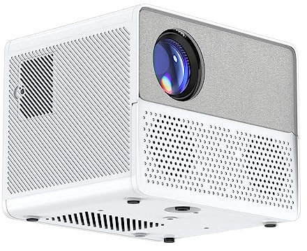 Smart projektor Bärbar Hemma Mini HD Projektor Teater 4K Videouppspelning 1080P Superstor skärm