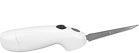 Hztyyier Elektrisches Filetmesser aus Edelstahl, Kabellos, Tragbar, für Steak zu Hause, Restaurant, Picknick, Langlebig, Zeitsparend, mit Multifunktion, Einfache Reinigung