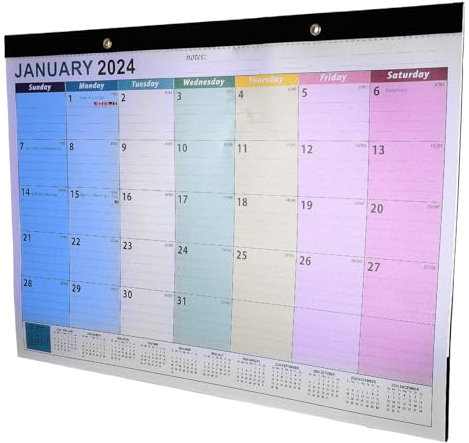 EXCEART Wandkalender Tischkalender Im Modernen Design Vielseitig Nutzbar Für Zuhause Und Büro Robustes Material Geruchsneutral Praktischer Planer Für Jeden