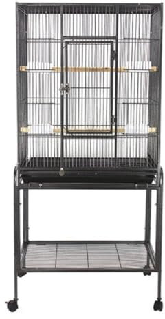 Vogelkäfig Vogel Käfig 53-Zoll-Vogelkäfig Mit Abnehmbarem Rollständer. Vogelkäfige Für Sittiche, Papageien, Nymphensittiche, Tauben Und Flugkäfige Vogelkäfig Wellensittich