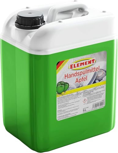 Geschirrspülmittel | Spülmittel | Handspülmittel | Apfel | 5 Liter | mit hoher Fettlösekraft | Geschirrreiniger |
