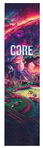 Core Nastro antiscivolo per monopattino acrobatico per bambini, universale, design multiplo, superficie antiscivolo super aderente, per monopattino freestyle, Trippy