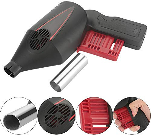 Phefop Ventilador Eléctrico de Ventilador de Fuego, Herramienta de Barbacoa de Parrilla de Ventilador de Barbacoa Manual con una Cómoda Agarre para el Picnic para Acampar Al Aire Libre