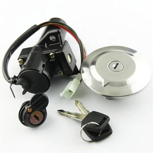 Moto Interruttore Di Accensione Chiave Per YBR125 2005 2006 2007 2008 2009 Moto Parts Sella Blocco Chiave 12V Interruttore Accensione Moto Tappo Serbatoio Carburante