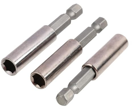 Annlpoy 3pcs portapuntas magnético atornillador imantadas Impact Duty Srewdriver - Taladro magnético fuerte para brocas de 1/4 pulgadas - Juego de Impacto Alta Resistencia, para Taladros y Atornillado