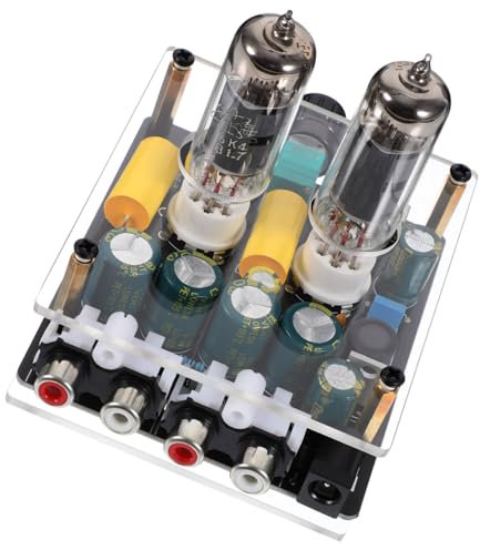 NOYGRNH Amplificatore a valvole for Giradischi, preamplificatore Phono a valvole, preamplificatore Fai da Te, Scheda Amplificatore, preamplificatore Stereo a valvole