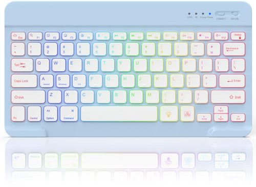 BAMCOO Bluetooth Keyboard for iPad Wireless Keyboard | Compatible with iPad 10th/10.2(9th/8th/7th Generation), Air 5th/4th, Pro 11/12.9, 9.7, Mini and All Bluetooth Devices