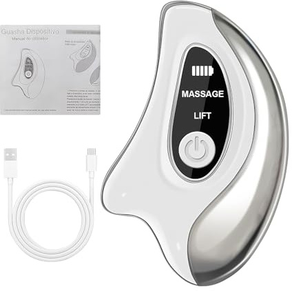 Massaggiatore Viso per Donne Dispositivo Viso 2 In 1 Per Massaggio Facciale | Dispositivo LED Per Sculpting Del Viso Per Casa Viaggio Routine Quotidiana Sera Professionisti Occupati Viaggiatori Si