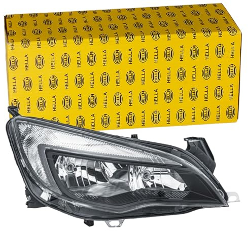 HELLA 1EG 010 011-381 Scheinwerfer - Opel Astra J (P10) - schwarz - ECE | Kompatibel mit: OPEL ASTRA J, ASTRA J Caravan