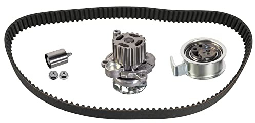 FEBI BILSTEIN Pompa acqua + Kit cinghie dentate 45126 Compatibile con: AUDI A3, A4 B5, A4 B5 Avant, A4 B6, A4 B6 Avant, A6 C5, A6 C5 Avant, SEAT ALHAMBRA, LEON, TOLEDO II, SKODA OCTAVIA I Combi