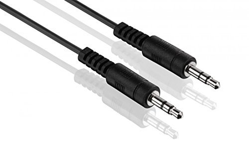 10m Klinkenkabel 3,5mm | AUX Kabel | Audio Stereo Klinkenkabel mit 3,5mm Klinkenstecker | Verbindungskabel für Kopfhörer Smartphones Tablet Handy PC KFZ HiFi | Schwarz