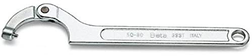 BETA 99ST 15-35 - Chiavi a settore articolate con nasello tondo per ghiere con foro di manovra cromate
