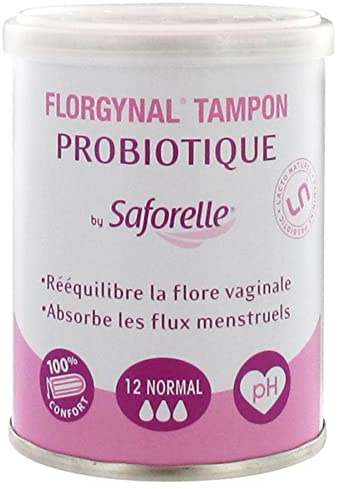 Saforelle Florgynal probiotic normal 12 tampons
