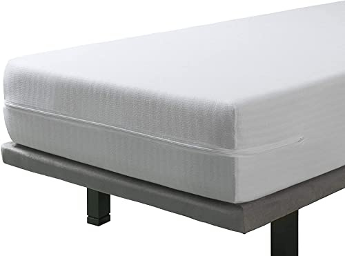 Velfont Matratzenbezug (2er-Pack) 90x200cm Elastischer Atmungsaktiv Oeko-TEX Zertifiziert mit Reißverschluss