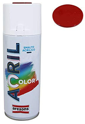 Arexons 3937 - Vernice acrilica, colore: rosso rubino RAL 3003 (spray 400 ml)