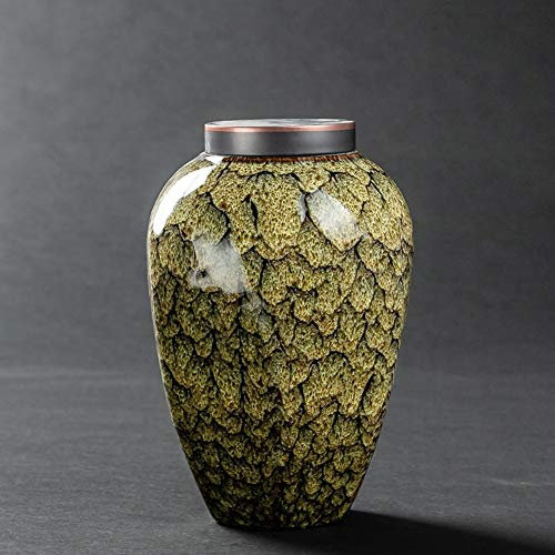 Barattoli cucina Cremazione Urn for ceneri umane - Adatto a Cimitero di sepoltura o di nicchia - Fatto a mano in ceramica - Grandi misura il formato Resti di adulti fino a 200 libbre 10/10