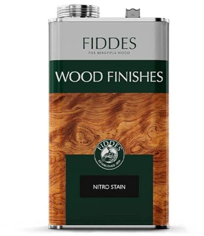 Fiddes - Lasure pour sol Nitro – 1 litre – Acajou