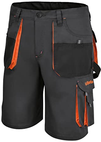 BETA 7861G S - Bermuda Leggeri da Lavoro, Grigio