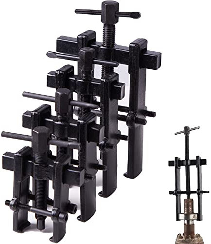 4 Lagerabzieher 35-90mm mit 2 Backen Kugellager Abzieher Einstellbare, Lager Zahnrad Abziehersatz Ausbaukit Entfernungswerkzeug Kugellagerabziehe Polradabzieher zum Radabbau, Rotoren, Lager, Zahnräder