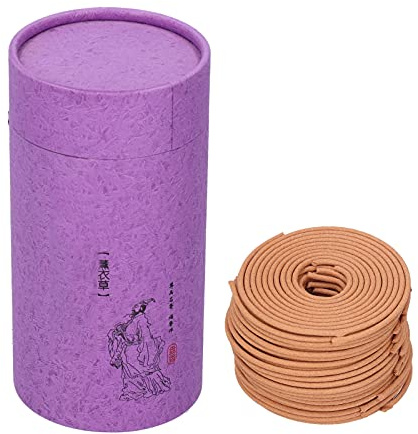 120 Stück Sandelholzspulen Räucherstäbchen, Sandelholz Räucherstäbchen für Räuchergefäß Meditationszubehör Spirale Räucherstäbchen Spulen Buddhistischer(Lavendel (120 Tabletts))