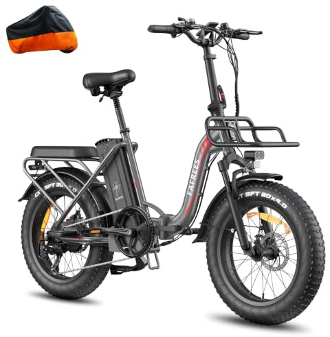 Fafrees F20 MAX - Bicicletta elettrica da uomo, 20 pollici, 48 V, 22,5 Ah, batteria Fatbike Ebike pieghevole [ufficiale] E Bike da donna elettrica mountain bike, luce freno Shimano 7S 54 N.m,