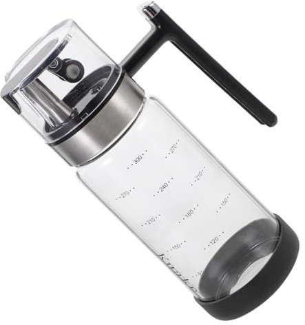 IMIKEYA stainless steel inoxlm soya sauce buerostuehle maßstab Schoß Gewürzbehälter Öl- und Essigkrüge Ölbehälter Ölsprühflasche edelstahl behälter Glas Spender Lecythus Olivenöl Ölkanne