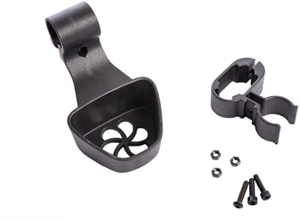 Saljol Stockhalter, Zubehör für den Saljol Allround- und Carbon Rollator, passt für gängige Gehstock-Durchmesser