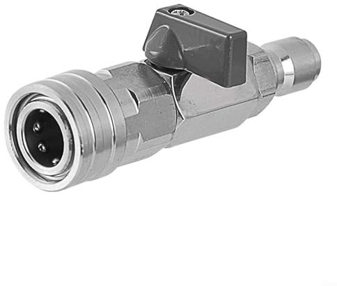 Valvola a sfera con connettore rapido, valvola a sfera per idropulitrice ad alta pressione per tutti gli usi di pulizia come patio, rivestimenti e lavori di pulizia del ponte (1/4)