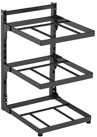 Mensola portaoggetti sotto il, portaoggetti sotto il lavello per | portaspezie regolabile in acciaio inox sotto il | Robusto scaffale multifunzionale, armadio per organis