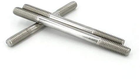 JMORCO Gewindestange 1 stück Doppelendgewindestange M3 M4 M5 M6 M8 304 A2 Edelstahl Kopflose Stehbolzen Schraube Zahnstocher Doppelkopf Gewindestange(120mm,M8)