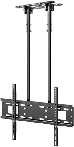 Soporte telescópico ajustable de techo para televisores de 40 85 pulgadas, montaje inclinable con máximo 600 x 400 mm, diseño plegable VESA que ahorra espacio
