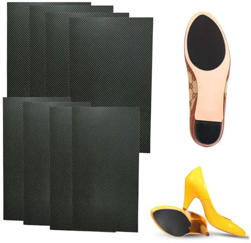8-Stück Anti Rutsch Sohle,Schuhsohlen Reparatur, Sohlen FüR Schuhe, Rutschfeste Schuhsohlen Protektore, Gummisohlen Zum Aufkleben Für Alle Größen Anti Rutsch Geräuschreduzierung