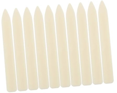 NUOBESTY 10stücke Falzbein Zum Basteln Rillen Und Falten Von Papier Lederarbeiten Und Buchbinden Handgefertigt Ergonomisches Design Für Sicheren Halt