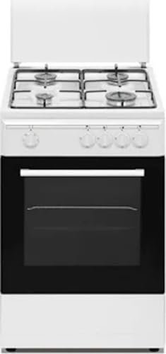 SD554WG - Cucina a gas n°4 fuochi, con forno a gas, 50x50 cm, colore Bianco