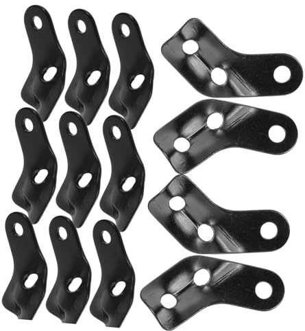 26 Stück Kordelspannschnallen aus Aluminiumlegierung Schwarz für Zeltleinen