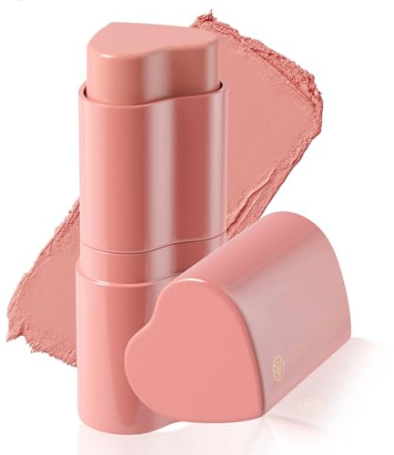 Joues Pratiques Tint Stick Creamy Multi Use Blusher Pour Les Lèvres Et Les Joues À La Mode Du Maquillage En Forme De Coeur Crème
