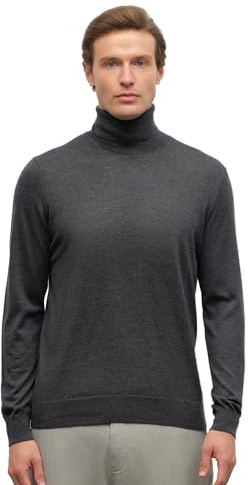 KVSS Men's Sweater 100% Pure Cashmere Turtleneck Long Sleeve Pullover Cashmere Sweaters for Mens | Luxury from Inner Mongolia