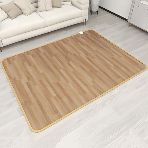Electric Heater Rug for Carpet, Adjustable Temperature Indoor Circulating Heat, Multi-Layer Construction Foot Warmer Heating Pad