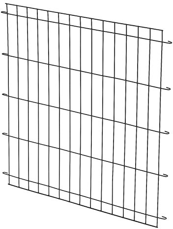 MidWest Homes for Pets 1536DPN Trennwand für 91 cm große Hundebox, passt verfügbaren Platz an, passend für MidWest-Hundeboxmodelle 1536, 1536DD, 1936, schwarze Elektrotauchlackierung
