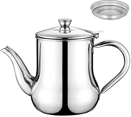 Fetttrennkanne Ölsieb Topf Edelstahl Kanne Mit Sieb Ölsieb Topf Fettkanne 18oz Edelstahl Ölvorrat Dosenbehälter Mit Feinmaschigem Sieb Geeignet Für Die Lagerung Von Frittieröl Und Speisefett Für Hause