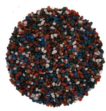 Aquariumpflanzen.net 3x5kg Farbkies bunt, Körnung 2-3mm, Aquarienkies, Bodengrund