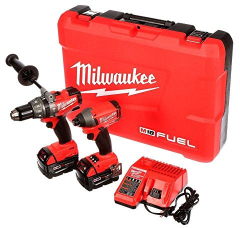 MILWAUKEE'S 2897-22 M18 - Kit combinado de 2 herramientas, color rojo
