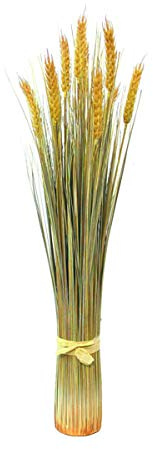 artplants.de Künstliches Weizen Spätsommer, 10 Ähren, 60cm - Künstliches Gras - Deko Gras