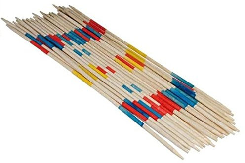 CBK-MS. Riesenmikado Holz 50 cm Mikado Kinder Garten Spiel XXL Outdoor Familienspiel